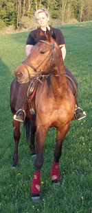 Photo of Ellen and her horse